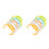 10Pcs Assorted Color Baby Bottle Handles Soft Plastic for Easy Feeding 8