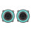 2Pcs Car Audio Full Range Speakers Durable Pp+iron Door Speaker Kit 1