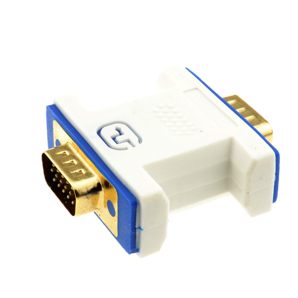 Pro Vga Coupler Plug To Plug 15 Pin Video Svga Joiner Gender Changer 5055383487301