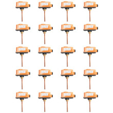 20X G1/2 Male Thread Hot Water Pipe Thermostat Temperature Controller 90 Celsius High Temperature Start Heating System