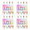 16Sets Matte Lipstick Bulk Set Assorted Colors for Women 8