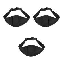3St Zwarte Microfoonriem Pouch Voor En Opslag Bij Sport