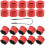 40Pcs Red Lug Nut Covers Durable Car Wheel Nut Caps with Removal Tool 1