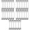 60Pcs Silver Stainless Steel Bangle Blanks for DIY Stamping 9