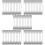 60Pcs Silver Stainless Steel Bangle Blanks for DIY Stamping 10
