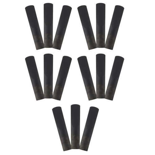 15Pcs Practical Resin Clarinet Reeds Black Compact for Clarinet Use