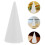 3Pièces Cônes En Polystyrène Blanc Pour Modelage Et Décors Gâteaux 10