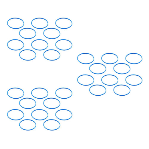 30St Professionele Blauwe Rubber Microfoon Ring Voor Microfoons