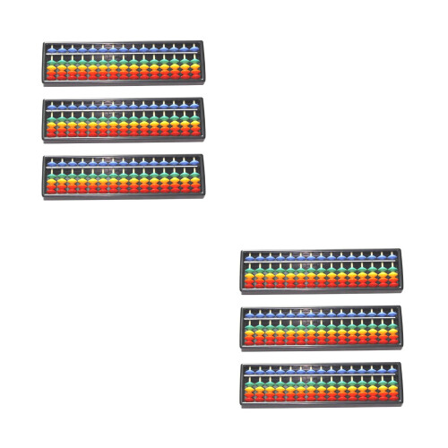 6Pcs Portable Abacus for Kids Durable Arithmetic Tool 2