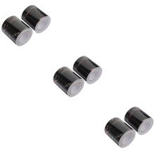 6St Zelfklevende Zwarte PVC Molding Trim Voor Wand En Vloer