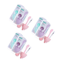 9Sets Plastic Gezichtsmasker Kom & Spatel Set Diverse Kleuren Duurzaam