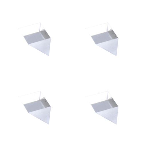 4Pcs Lightweight Right Angle Optical Glass for Educational Labs 1