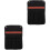 2St Multifunctionele Zwarte Armleuningzak Voor Camping En Picknick 1