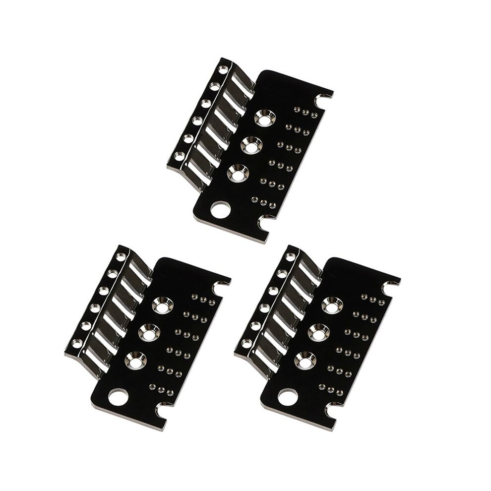 3X 6 String Tremolo Bridge Plate Replacement Parts For Strat Electric Guitar Tremolo System Bridge 6034197989965