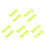 10Pcs School Physics Teaching Tools Plastic Slope Plates Light Green 5