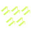 10Pcs School Physics Teaching Tools Plastic Slope Plates Light Green 7
