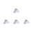 4Pcs Lightweight Right Angle Optical Glass for Educational Labs 6