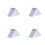 4Pcs Lightweight Right Angle Optical Glass for Educational Labs 7