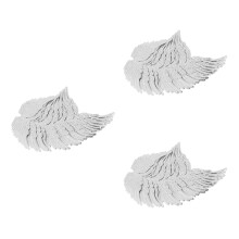 36St DIY Zilveren Angel Wing Patches Voor Jas, Rugzak & Accessoires
