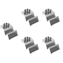 5Sets Hoogwaardig Roestvrijstaal Tacohouder Metalen Taco Stand