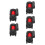 5Pcs Retractable Wall Mounted Belt Barriers Durable ABS Crowd Control 7