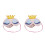 2Pcs Patch Sleeping Mask Elastic Strap for Travel and Rest 2
