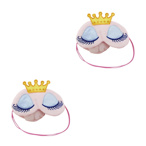 2Pcs Patch Sleeping Mask Elastic Strap for Travel and Rest 2