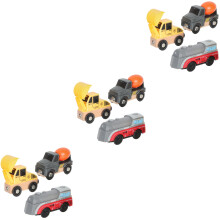3Sets Kinderspeelgoed Bouwmodel Auto’s Voor En Educatie