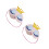 2Pcs Patch Sleeping Mask Elastic Strap for Travel and Rest 5