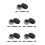 5Pièces Gel Laminage Sourcils Marron Teints 10