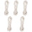 5Rolls White Decorative Cotton Rope for DIY Binding and Craft Projects 1