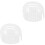 2St Pe Safety Bump Cap Liner Wit Ademend Helm Protectie 1