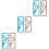 6Pcs Metal Protractor and Ruler Assorted for Office and School Use 6