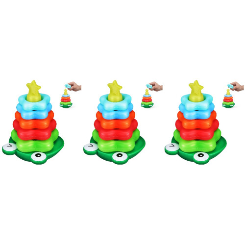 3St Mini Stapelringen Educatief Speelgoed En