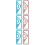 6Pcs Metal Protractor and Ruler Assorted for Office and School Use 9