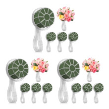 15St Groene Plastic Bruidsboeketsteunen Met Foam, Bruiloft Bloemhouder