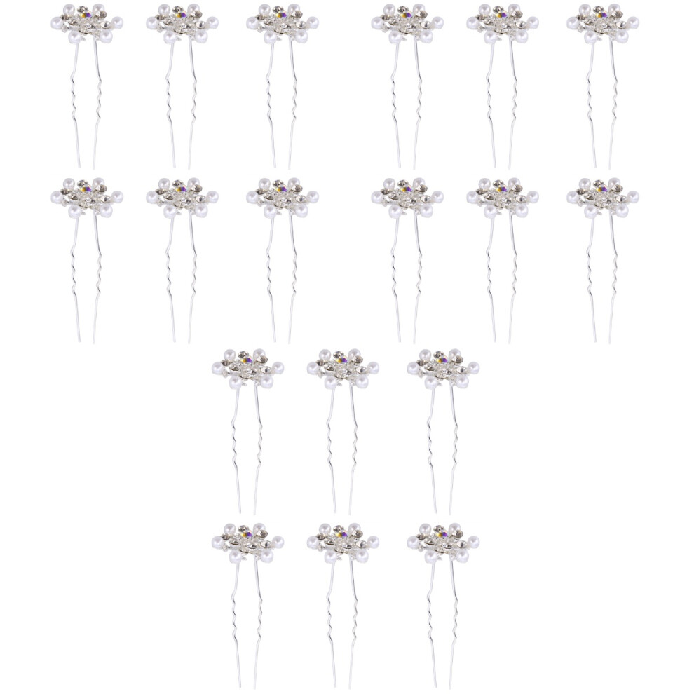 18St Duurzame Shape Hair Pins Voor Vrouwen Bruiloft Party-image