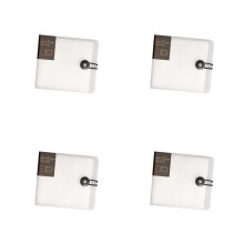 4St Wit Cd Dvd Opbergmap Capaciteit Draagbare Schijf Organizer