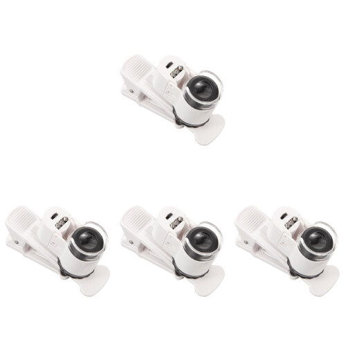 4St Draagbare Micro Lens Juwelenvergrootglas Kleurrijk