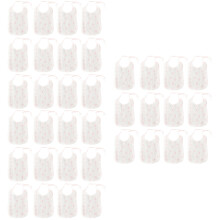 96St Wegwerp Baby Slabbetjes Wit Waterdicht En