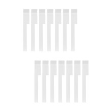 2Sets Verticale Piano Accessoires Witte Toetsen Voor Duurzaam Gebruik