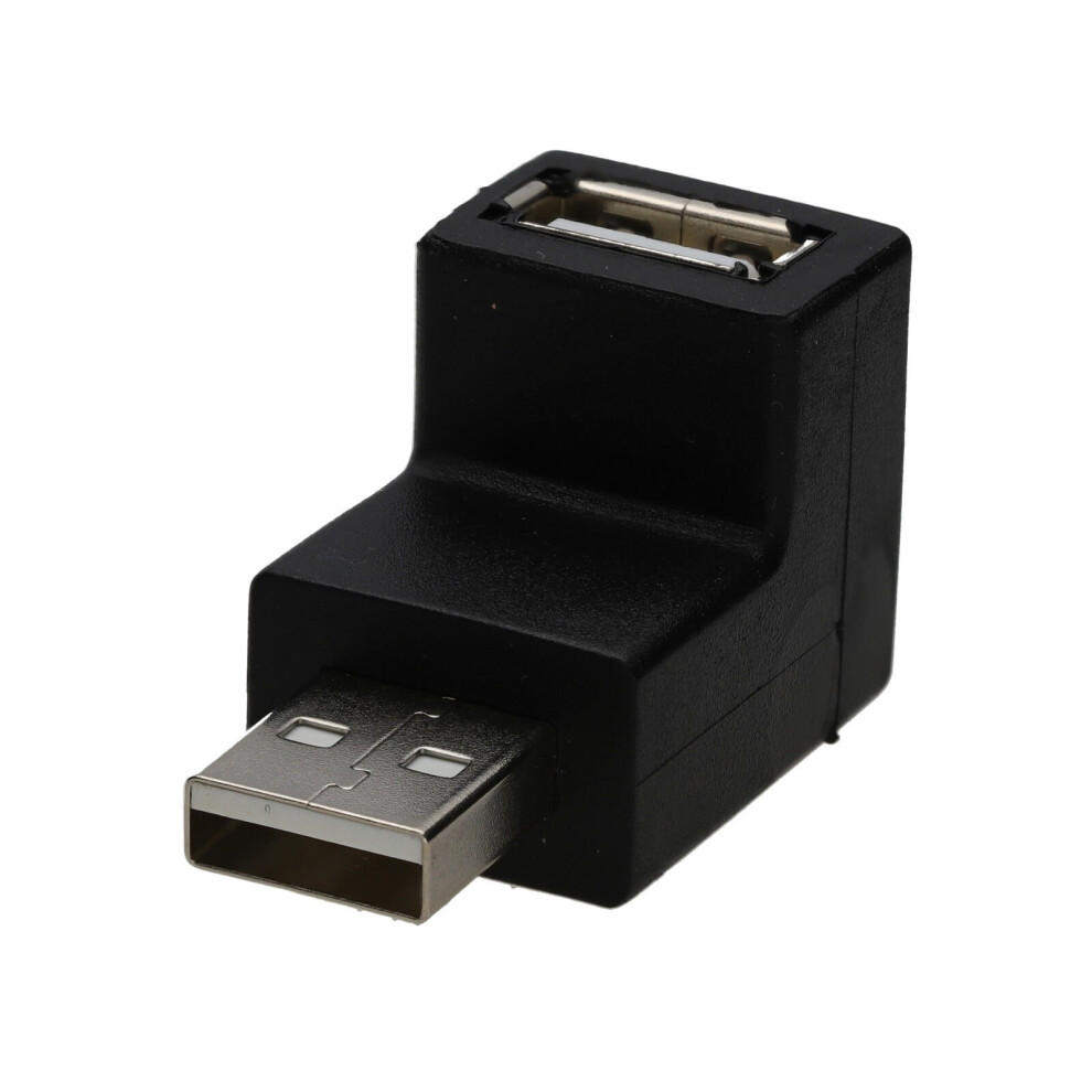 Kenable Usb 2.0 Right Angle Adapter Male To Female 90 Degree Bend