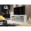 TV Unit Shine 160cm - White & Grey Gloss Doors 2