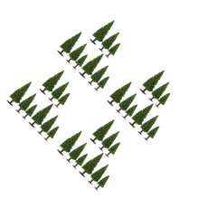 36St Kleine Plastic Voor Treinmodel En Miniatuur Landschap Decor