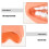 2Pcs Human Tooth PVC Model Assorted Color Practical Teaching 7