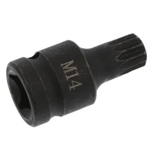 2St Bit Socket Zwarte Drievoudige Vierkante Remschroef Tool