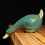 6Pcs Blue Ceramic Drinking Water Duck Statues Home Desk Figurines 11