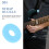 20Pièces Protections Guitare Silicone Bleu Longue Durée 8