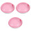 3Pièces Boîte À Dentier Rose Rotative Durable Pour Rangement 1