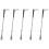 5Pièces Tire-Chaussures Rétractable Acier Argenté Seniors 1